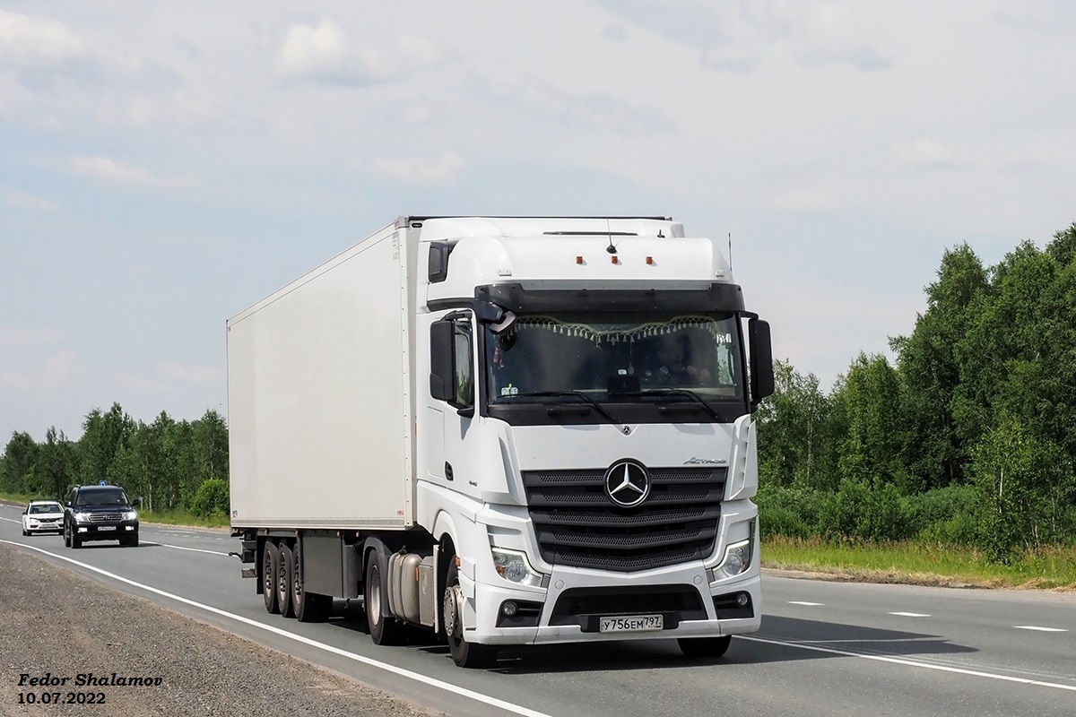 Москва, № У 756 ЕМ 797 — Mercedes-Benz Actros '18 1845 [Z9M]