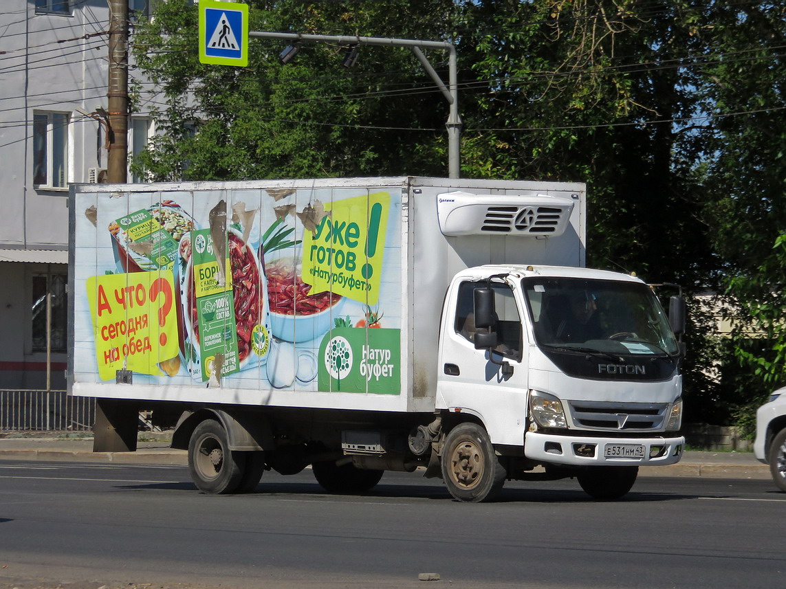 Кировская область, № Е 531 НМ 43 — Foton (Общая модель)