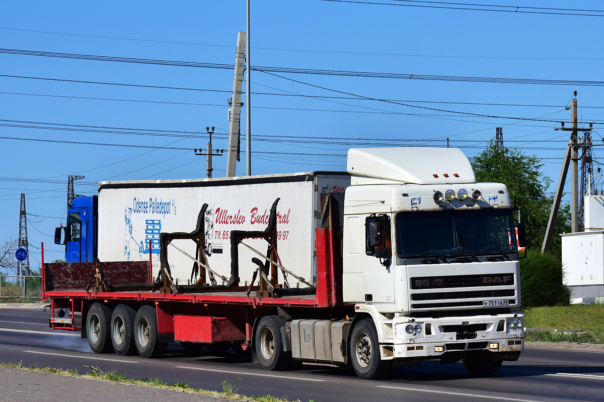 Волгоградская область, № Р 751 ТВ 34 — DAF 95 FT