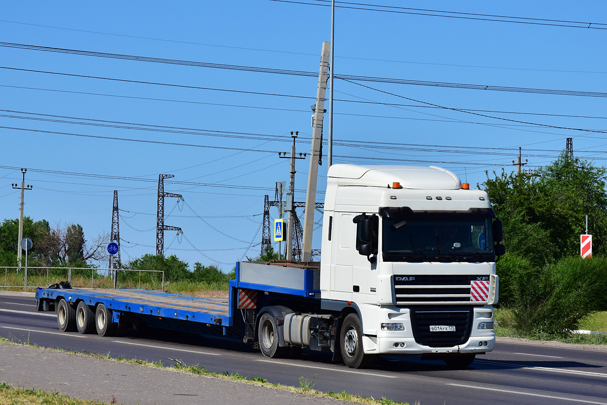 Волгоградская область, № В 014 УХ 134 — DAF XF105 FT