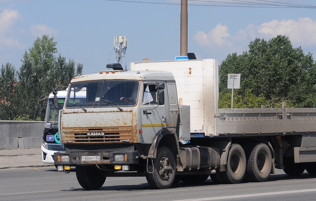 Омская область, № Т 804 РТ 55 — КамАЗ-5320