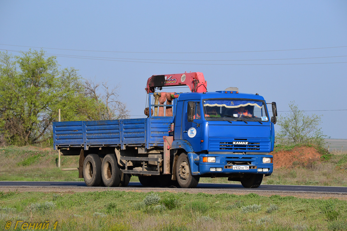 Волгоградская область, № Е 932 ОЕ 134 — КамАЗ-65117-62