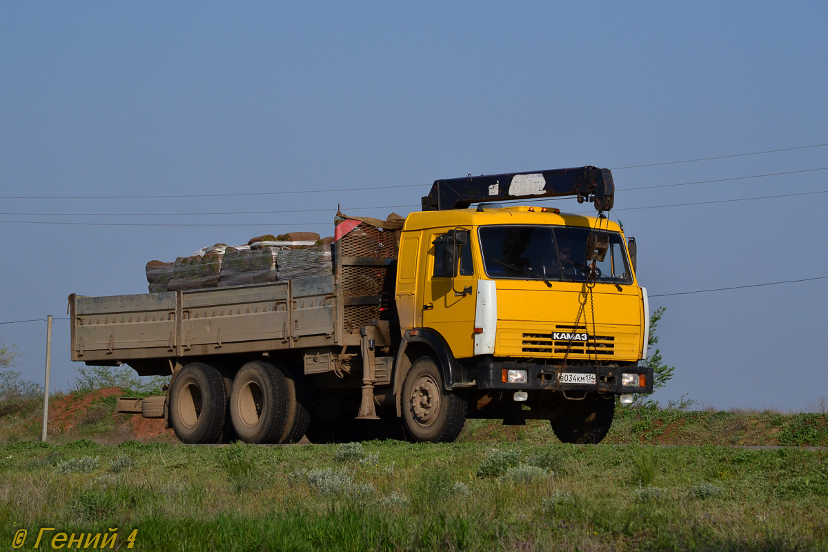 Волгоградская область, № В 034 КМ 134 — КамАЗ-53215-13 [53215N]