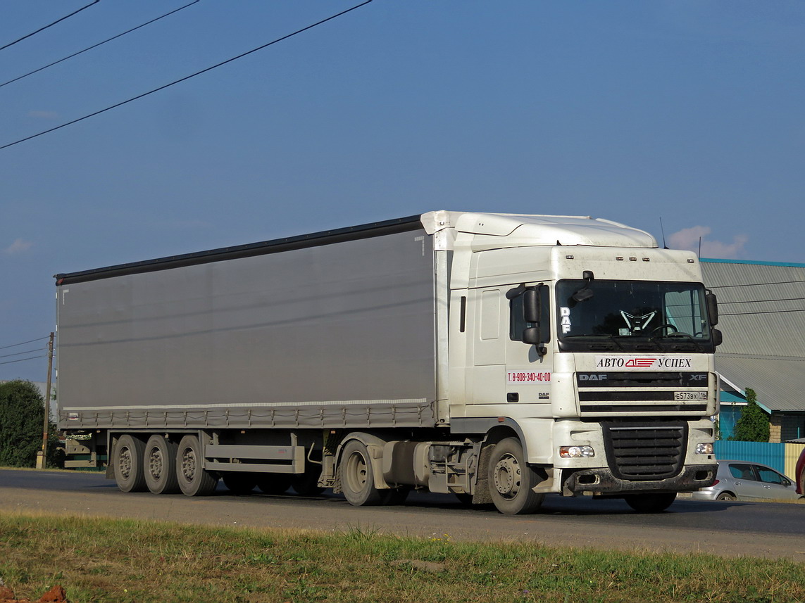 Татарстан, № Е 573 ВХ 716 — DAF XF105 FT