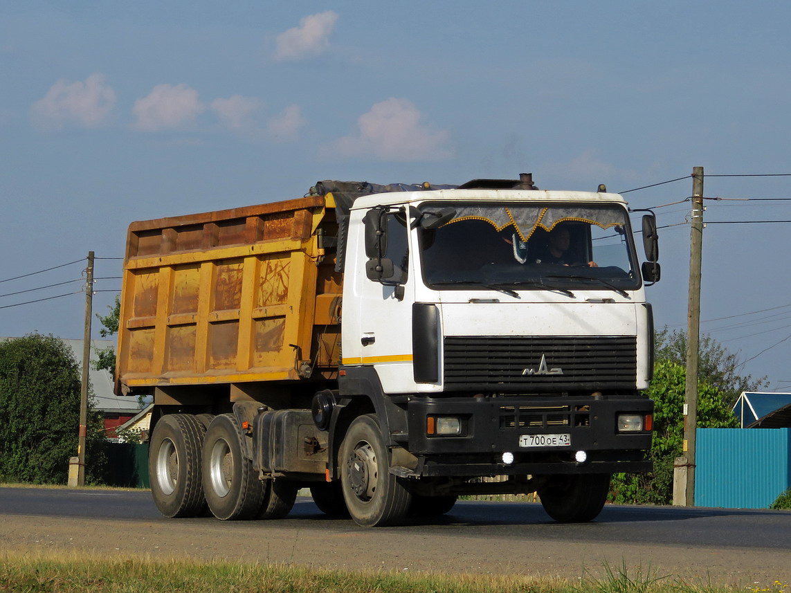 Кировская область, № Т 700 ОЕ 43 — МАЗ-6501A5