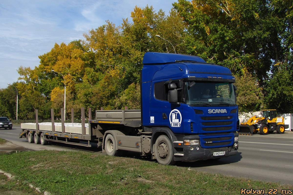 Алтайский край, № Х 443 УМ 22 — Scania ('2013) G440