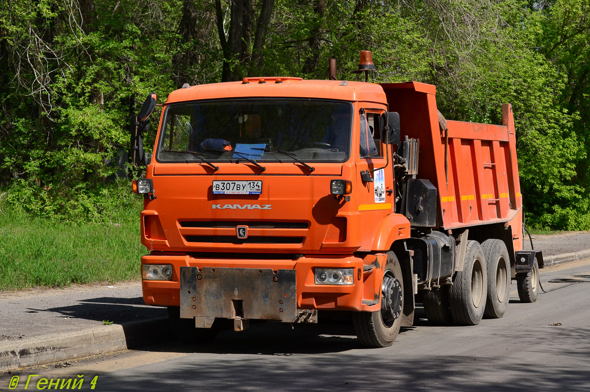 Волгоградская область, № В 307 ВУ 134 — КамАЗ-65115-L4