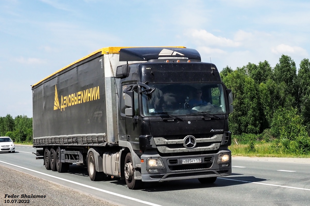 Санкт-Петербург, № Х 885 КТ 178 — Mercedes-Benz Actros ('2009) 1844