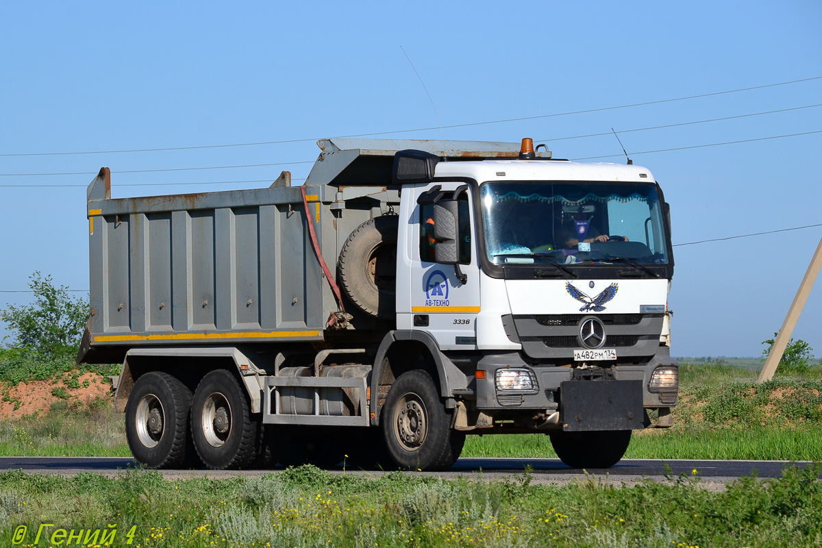 Волгоградская область, № А 482 РМ 134 — Mercedes-Benz Actros '09 3336 [Z9M]