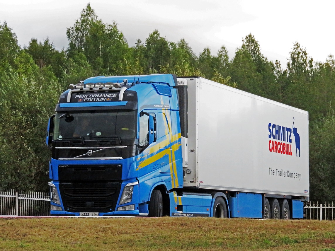 Орловская область, № О 333 НА 57 — Volvo ('2012) FH.540; Volvo ('2012) FH "Performance Edition" (Кировская область)