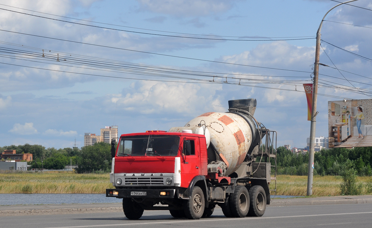 Омская область, № Т 744 ВН 55 — КамАЗ-5410