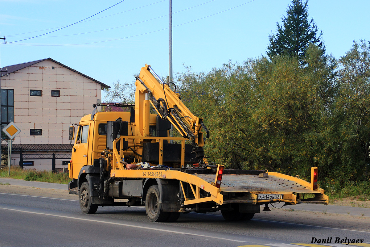 Ненецкий автономный округ, № А 414 ОВ 83 — КамАЗ-4308 [430800]