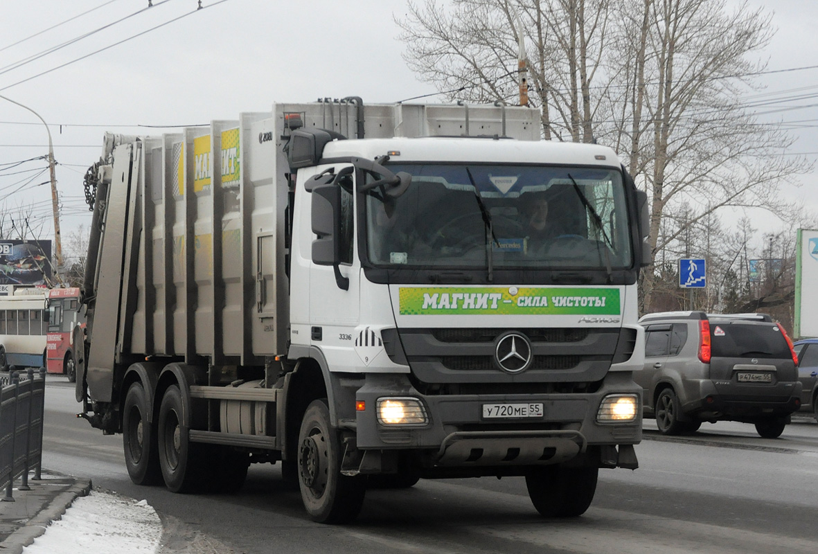 Омская область, № У 720 МЕ 55 — Mercedes-Benz Actros '09 3336 [Z9M]