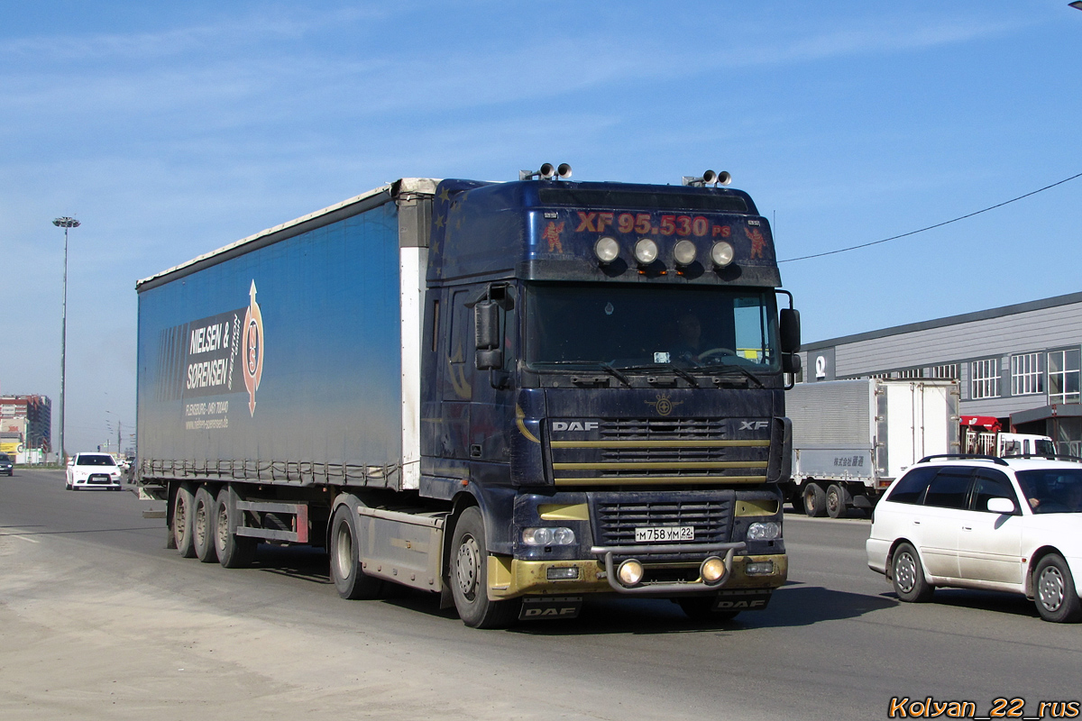 Алтайский край, № М 758 УМ 22 — DAF XF95 FT