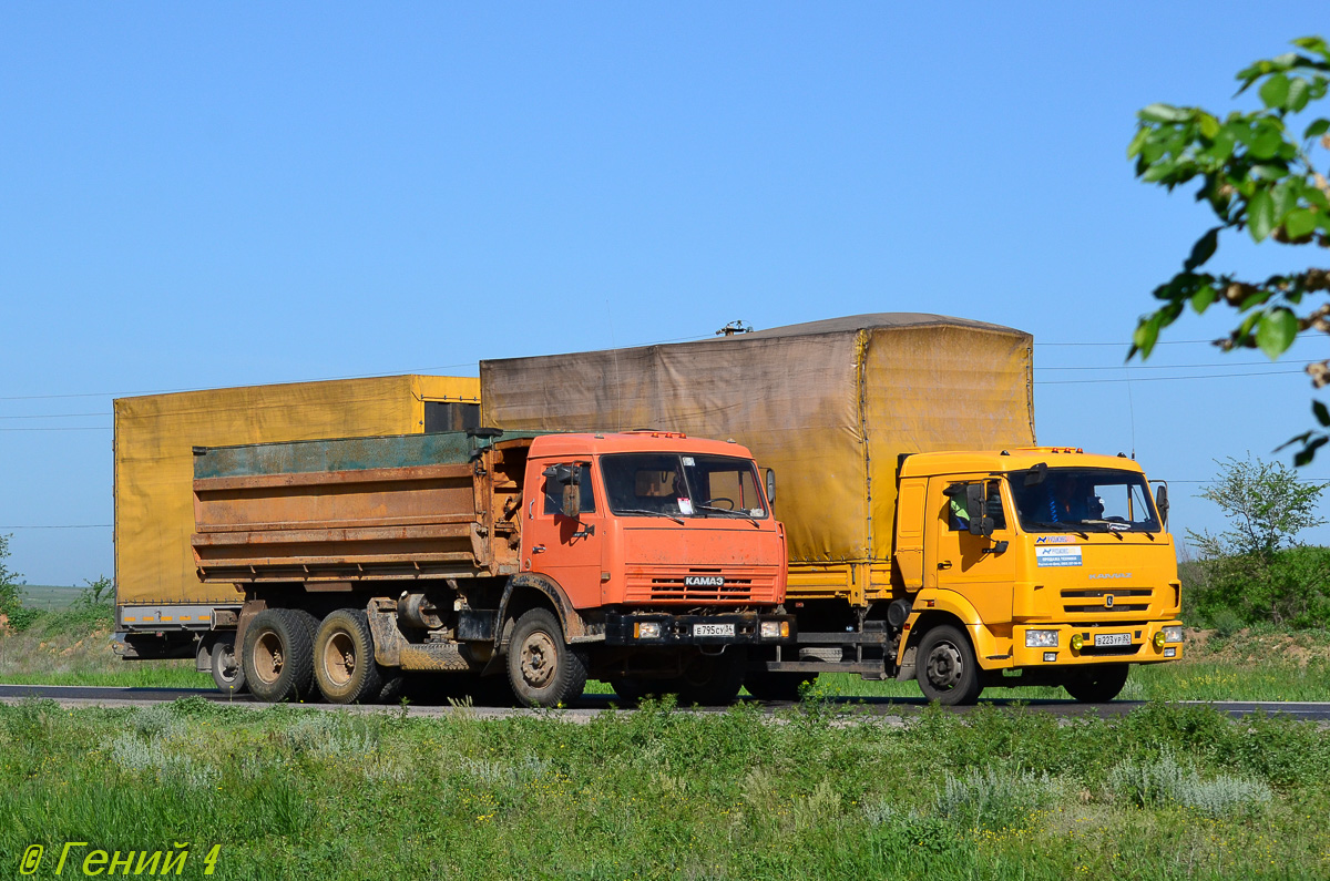 Волгоградская область, № Е 795 СУ 34 — КамАЗ-53229-02 [53229C]