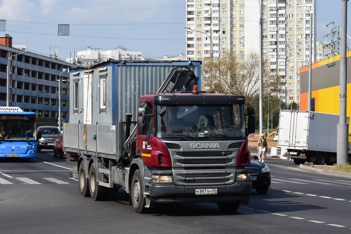 Московская область, № К 887 ВН 50 — Scania ('2011) P400