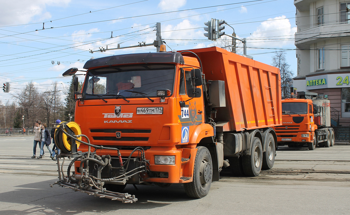 Челябинская область, № 744 — КамАЗ-6520 (общая модель)