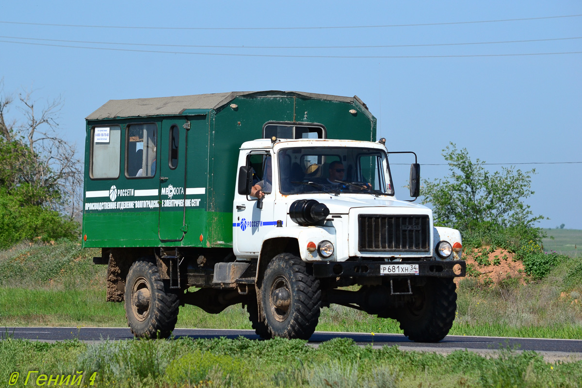 Волгоградская область, № Р 681 ХН 34 — ГАЗ-33081 «Садко»