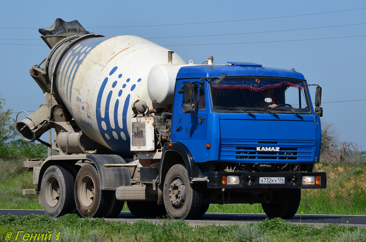 Волгоградская область, № А 732 КХ 134 — КамАЗ-65115-62