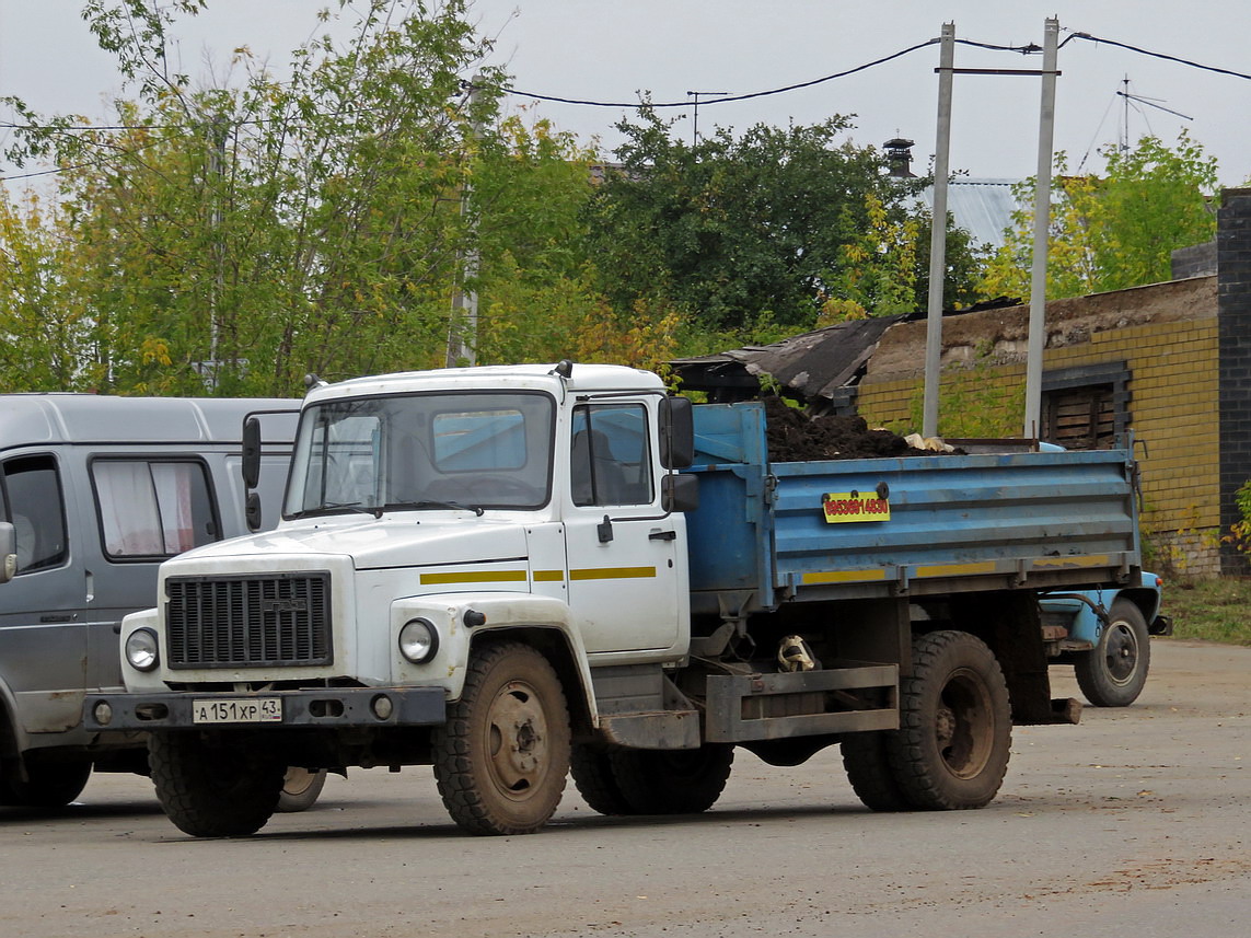 Кировская область, № А 151 ХР 43 — ГАЗ-3309