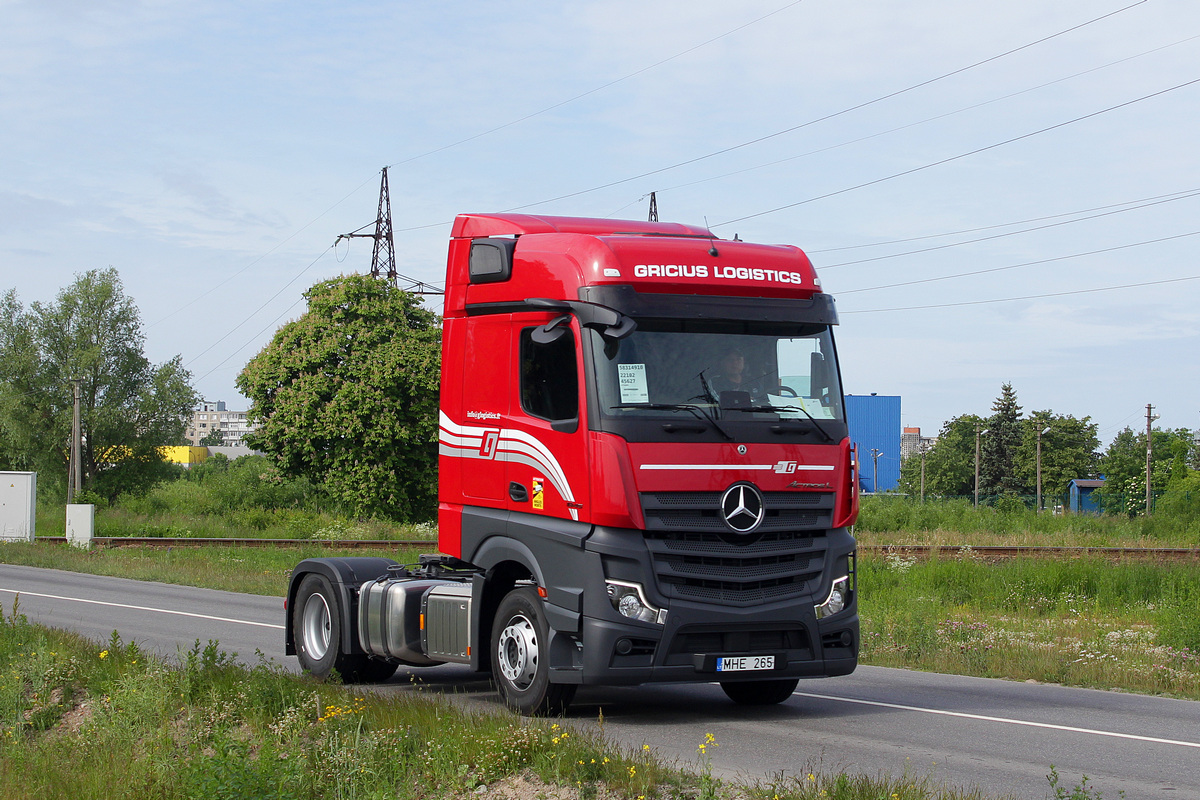 Литва, № MHE 265 — Mercedes-Benz Actros ('2018)