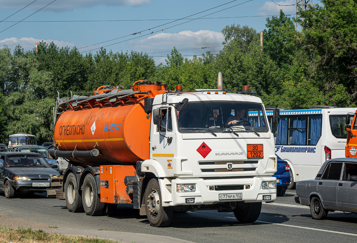 Башкортостан, № С 774 РА 102 — КамАЗ-65115-L4