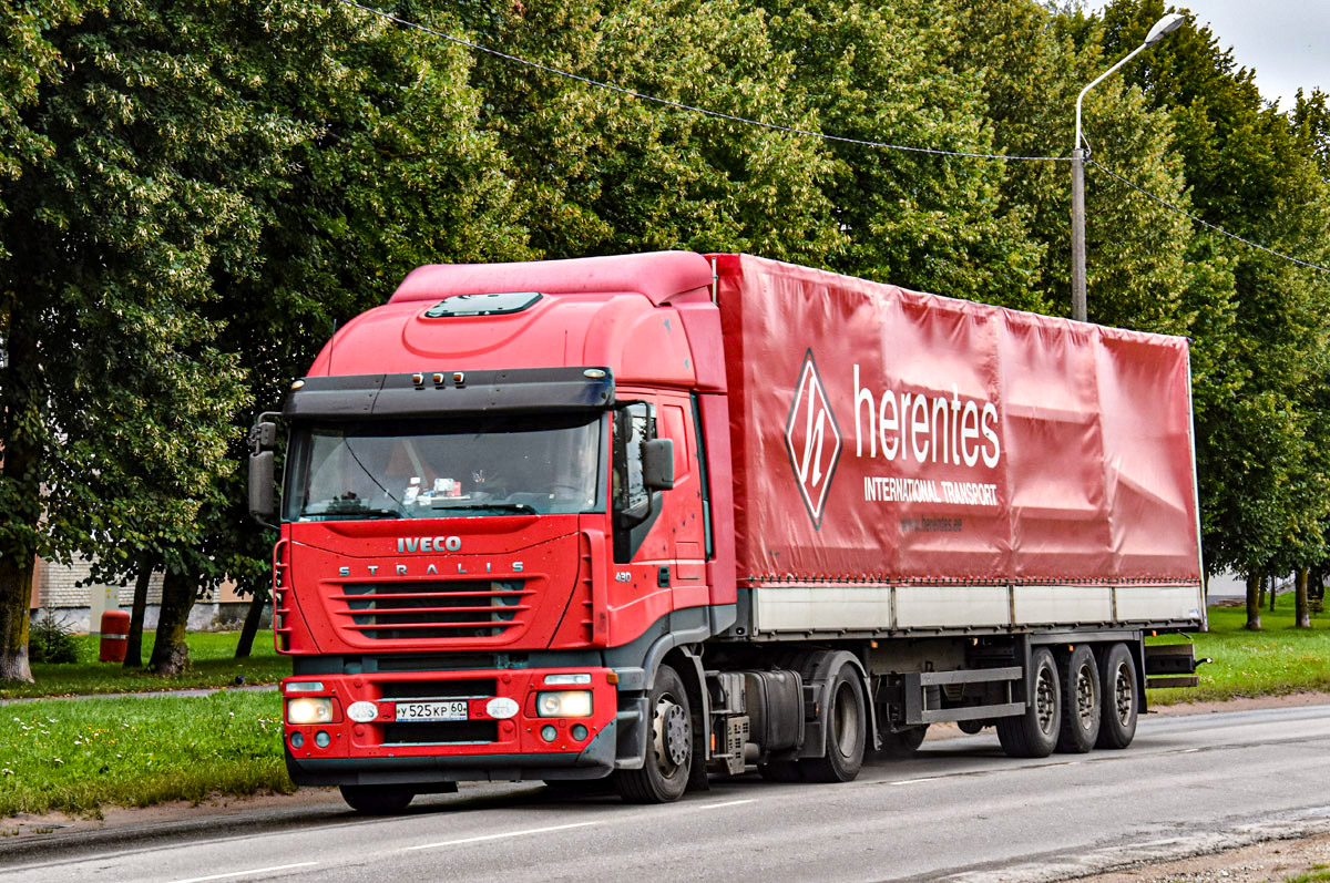 Псковская область, № У 525 КР 60 — IVECO Stralis ('2007) 430