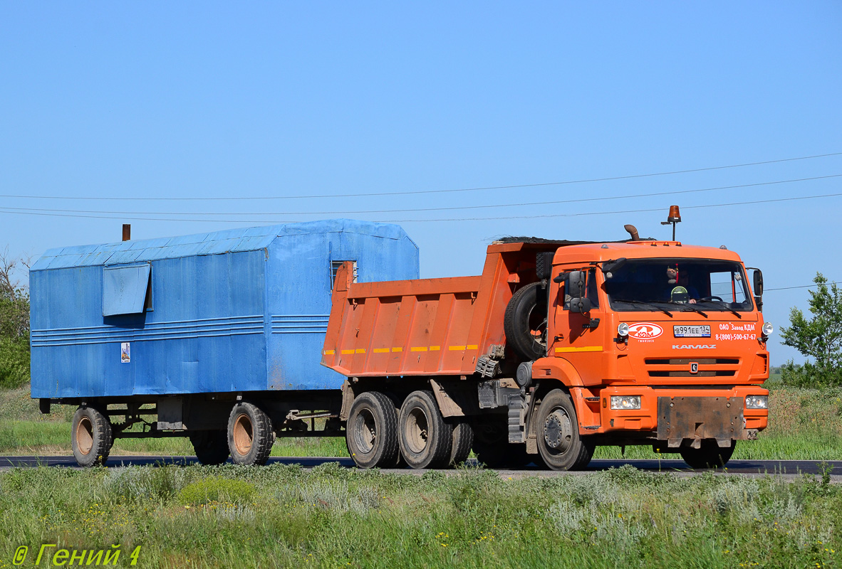 Волгоградская область, № В 991 ЕЕ 134 — КамАЗ-65115-L4