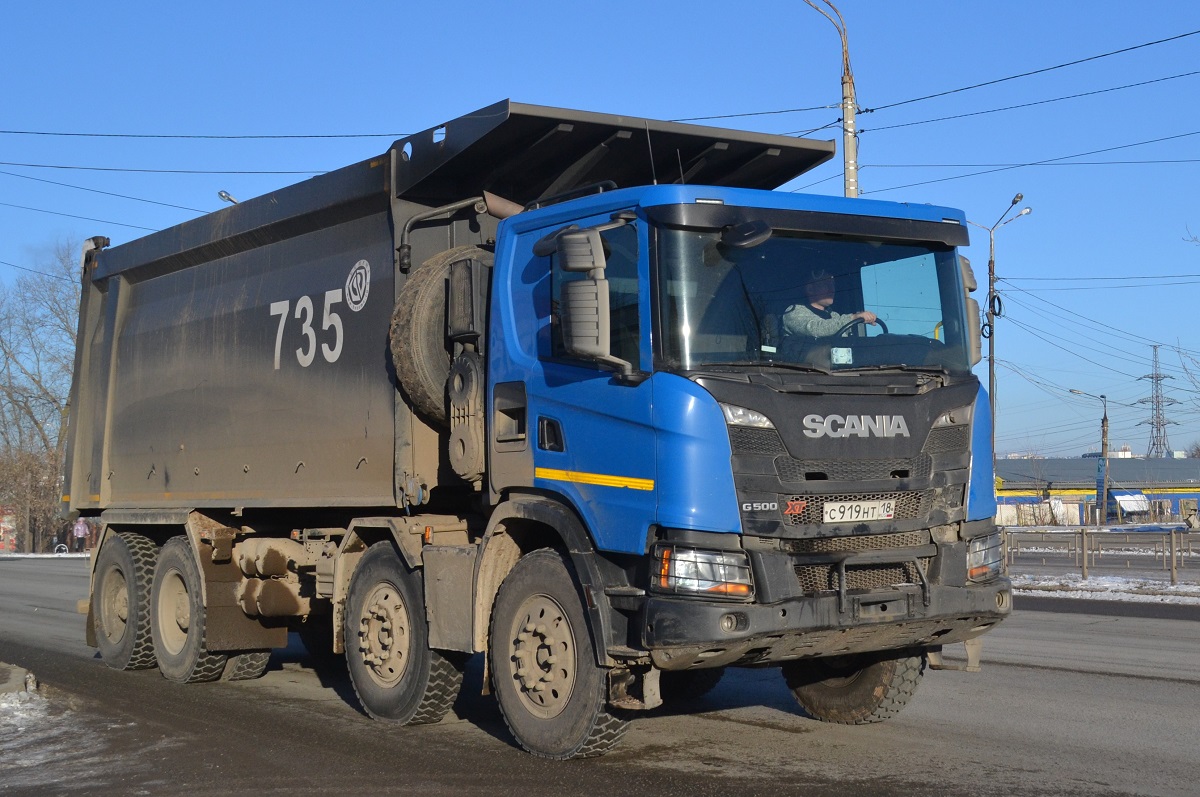Удмуртия, № С 919 НТ 18 — Scania ('2016) G500