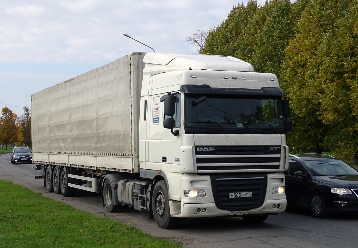 Карелия, № М 585 НР 10 — DAF XF105 FT