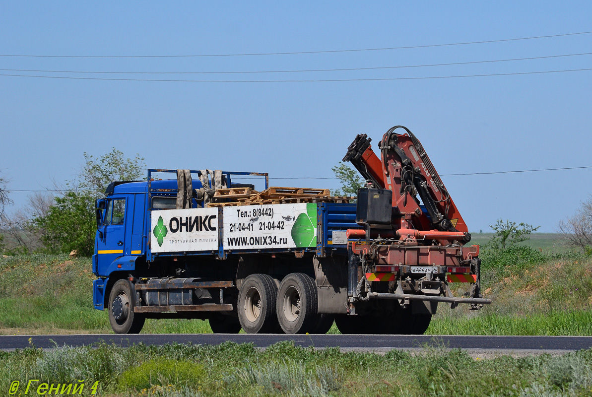 Волгоградская область, № А 444 АМ 34 — КамАЗ-65117 (общая модель)