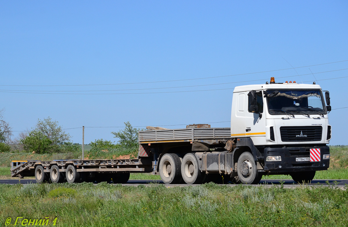 Волгоградская область, № В 778 МС 134 — МАЗ-6430B9