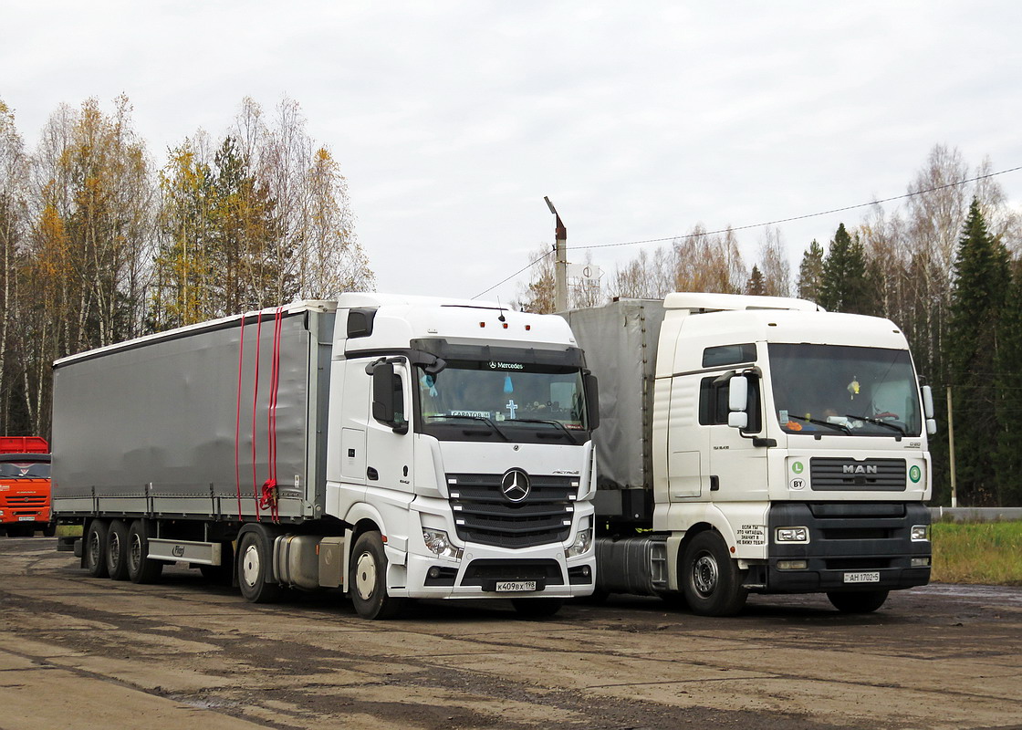 Санкт-Петербург, № К 409 ВХ 198 — Mercedes-Benz Actros '18 1842 [Z9M]