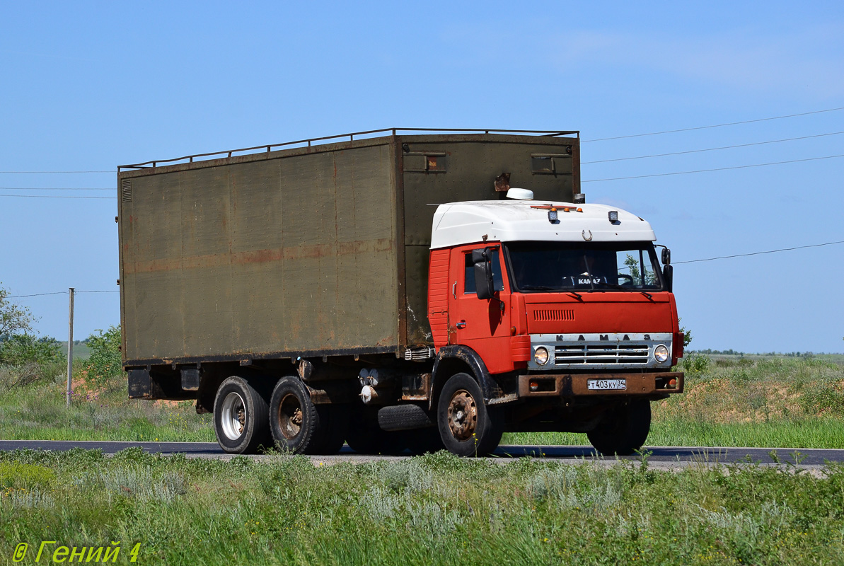 Волгоградская область, № Т 403 КУ 34 — КамАЗ-53212