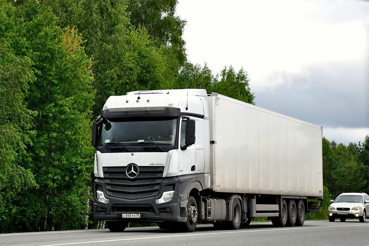 Владимирская область, № С 545 ТК 33 — Mercedes-Benz Actros '18 1845 [Z9M]