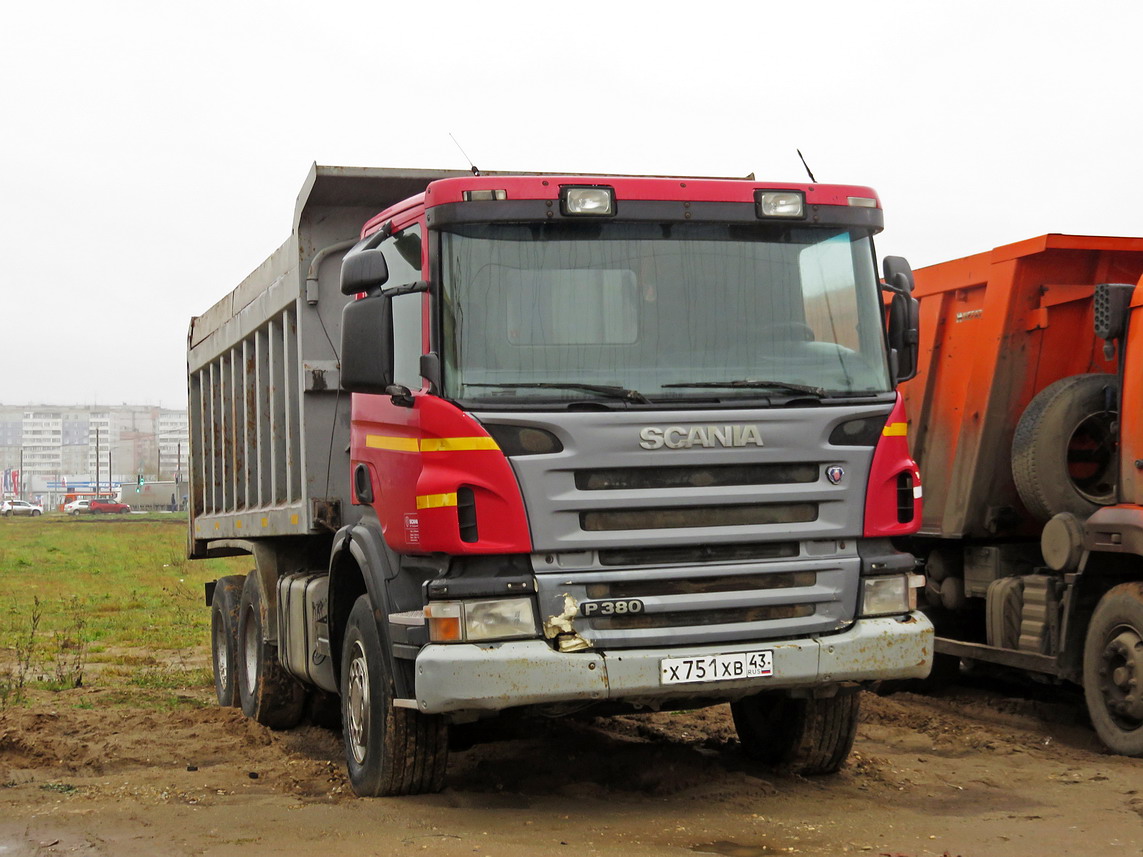 Кировская область, № Х 751 ХВ 43 — Scania ('2004) P380