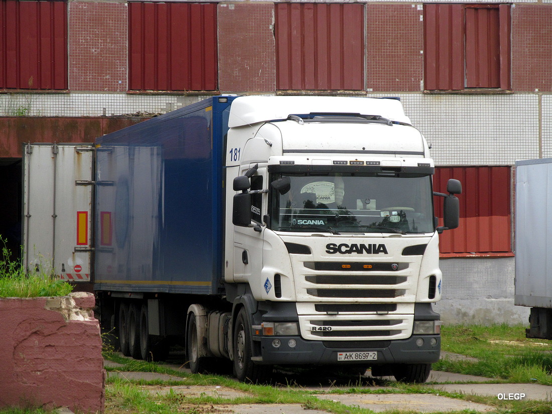 Витебская область, № АК 8697-2 — Scania ('2009) R420