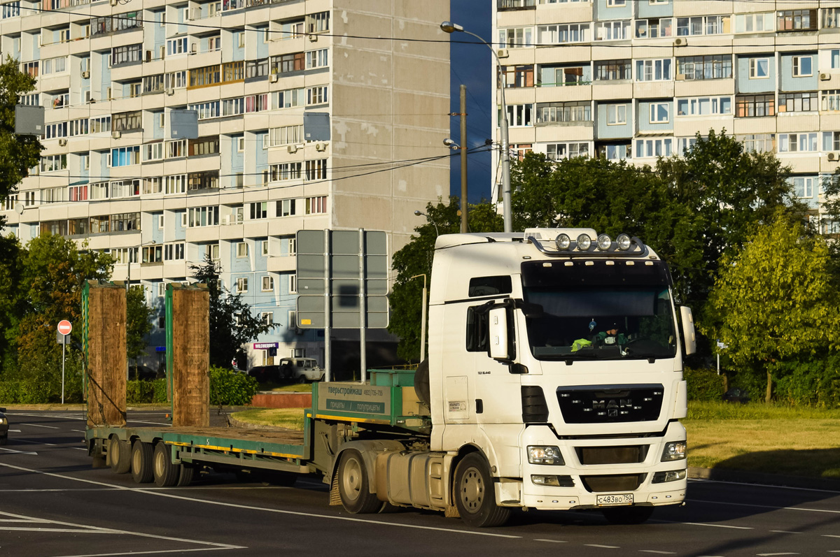 Московская область, № С 483 ВО 750 — MAN TGX ('2007) 18.440