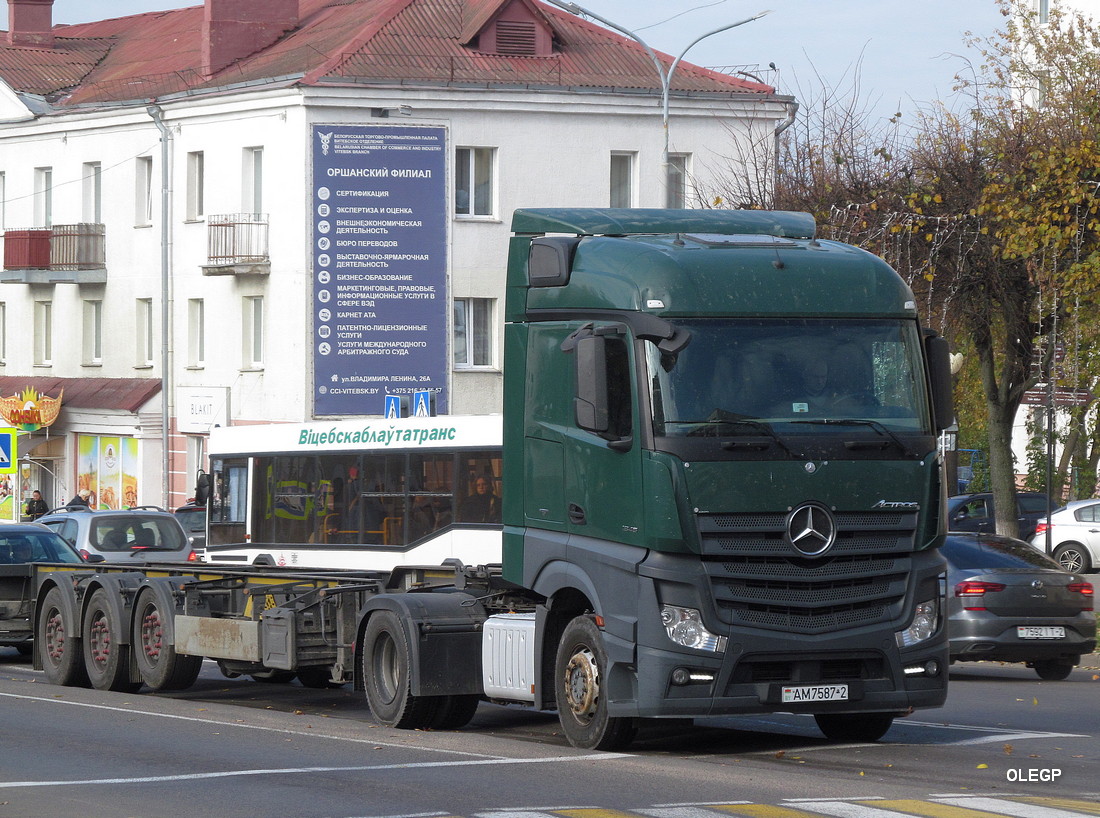 Витебская область, № АМ 7587-2 — Mercedes-Benz Actros ('2011) 1845