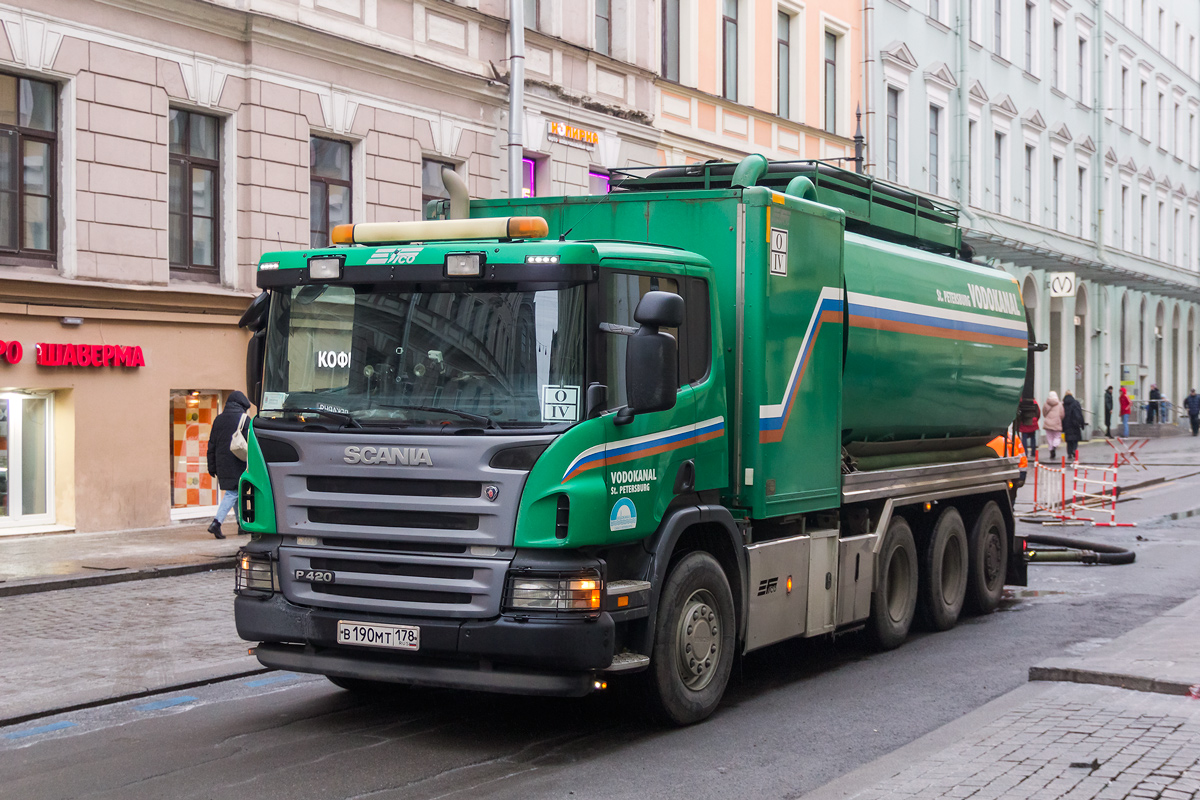 Санкт-Петербург, № В 190 МТ 178 — Scania ('2011) P420