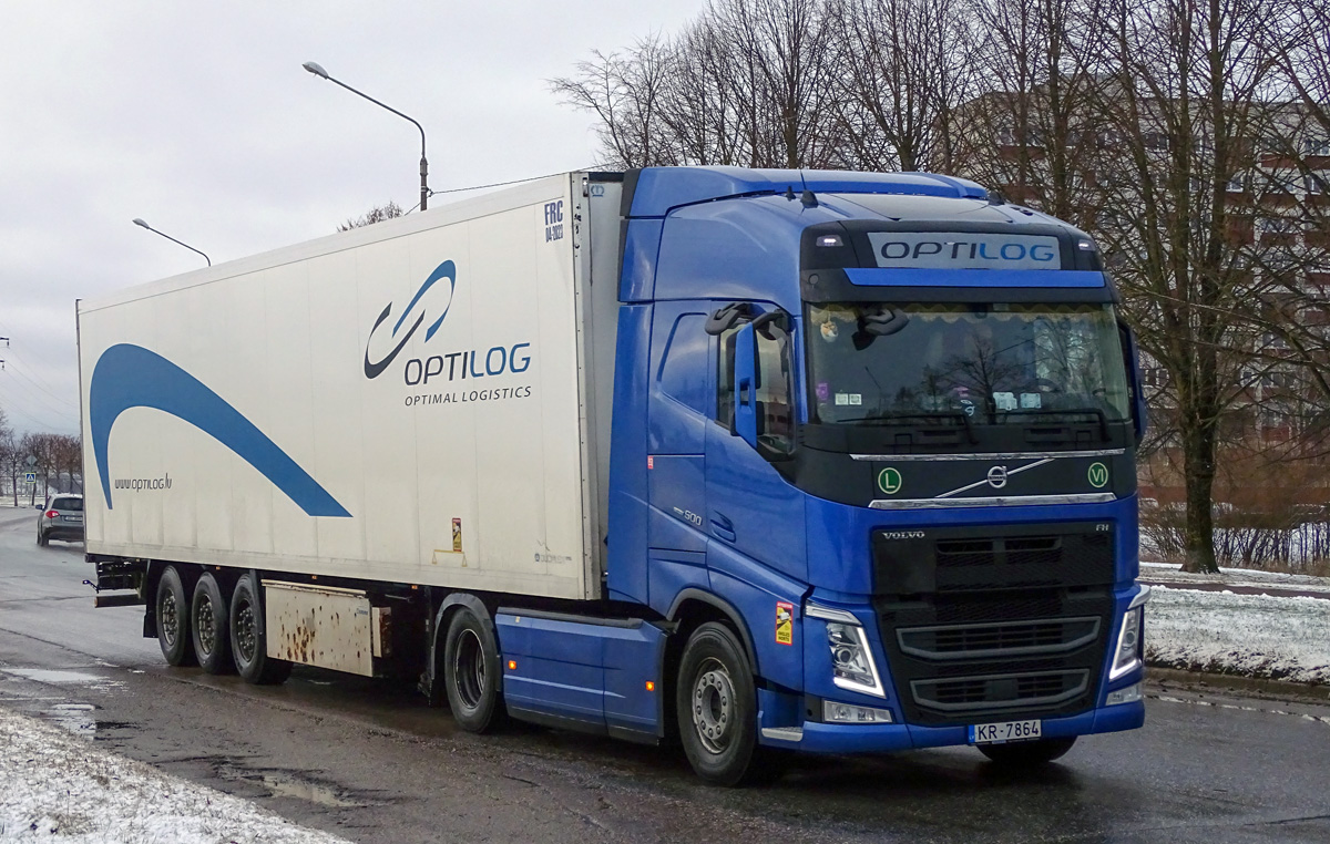 Латвия, № KR-7864 — Volvo ('2012) FH.500