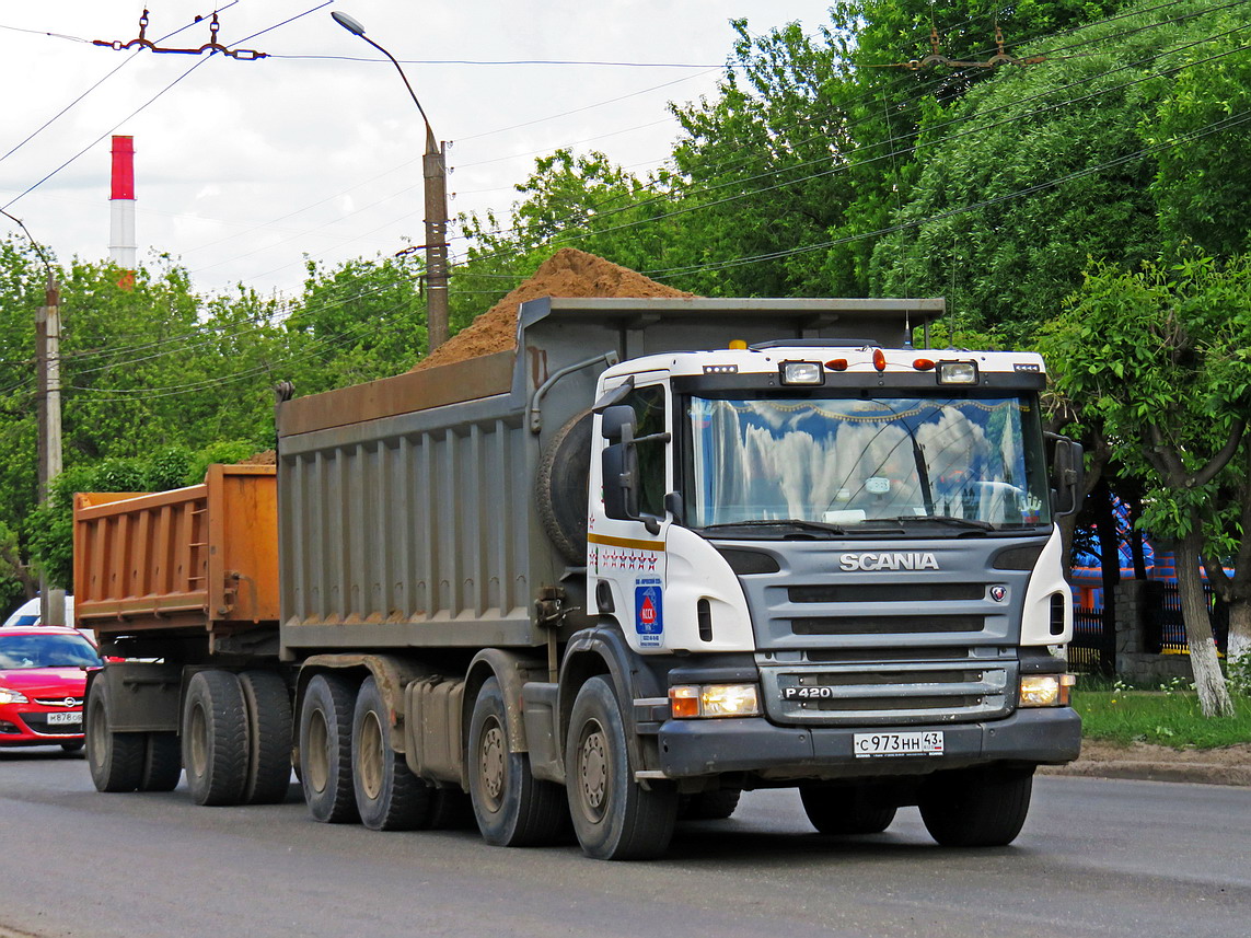 Кировская область, № С 973 НН 43 — Scania ('2011) P420