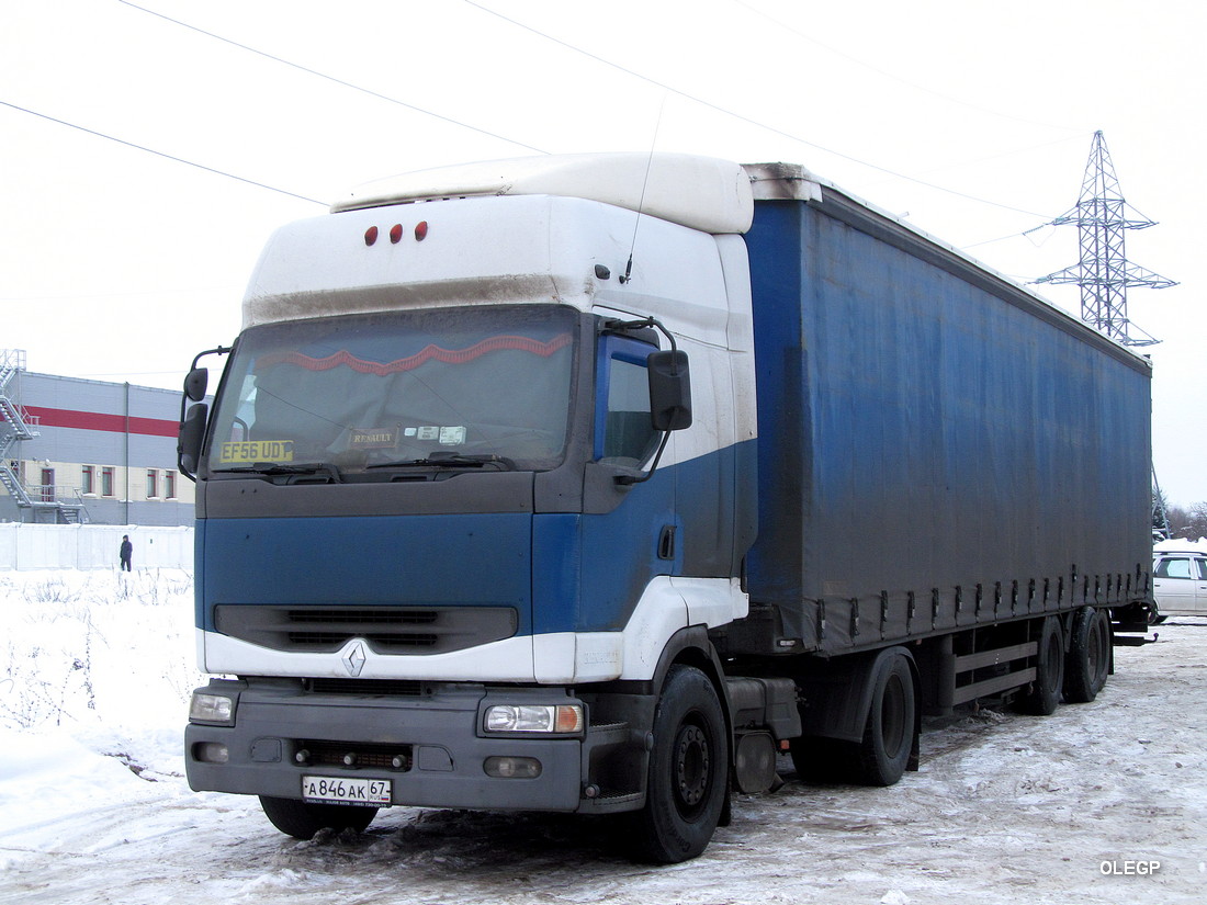 Смоленская область, № А 846 АК 67 — Renault Premium ('1996)