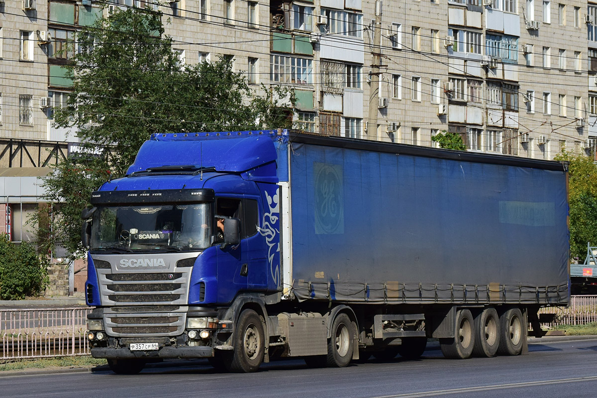 Саратовская область, № Р 357 СР 64 — Scania ('2009) G400