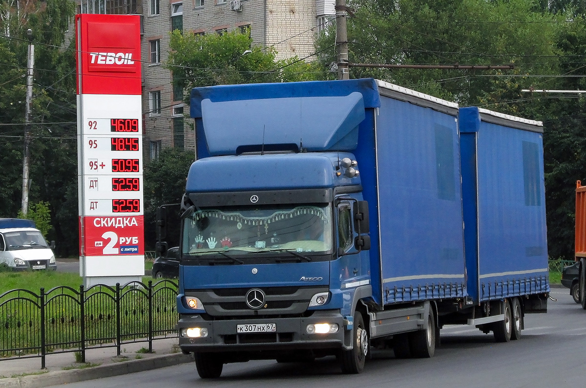 Смоленская область, № К 307 НХ 67 — Mercedes-Benz Atego 1224