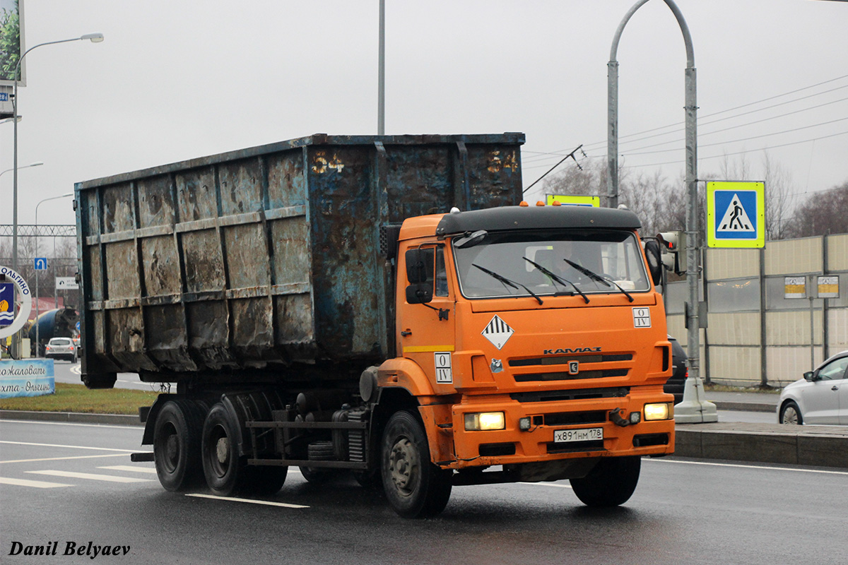 Санкт-Петербург, № Х 891 НМ 178 — КамАЗ-6520 (общая модель)