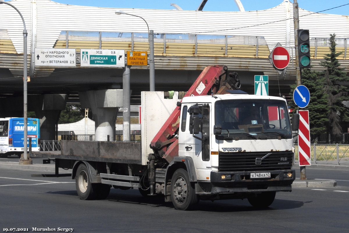 Ленинградская область, № Х 748 КА 47 — Volvo FL6