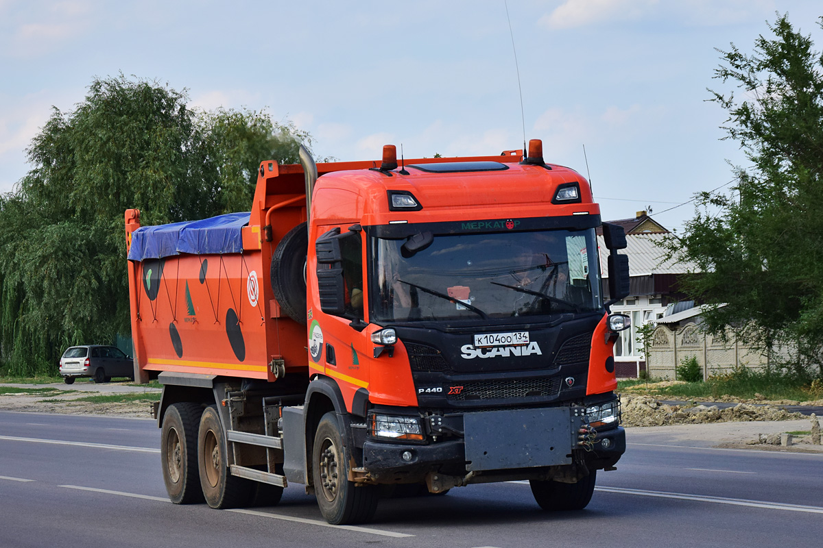 Волгоградская область, № К 104 ОО 134 — Scania ('2016) P440