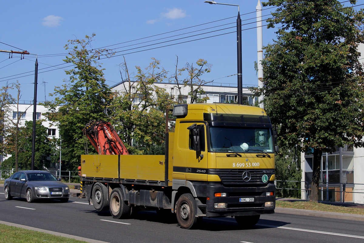 Литва, № KML 265 — Mercedes-Benz Actros ('1997) 2540