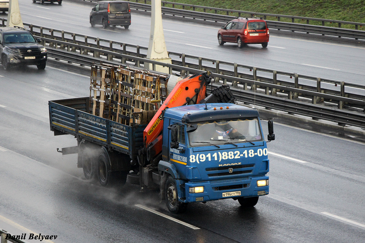 Санкт-Петербург, № В 196 СТ 198 — КамАЗ-65117-N3